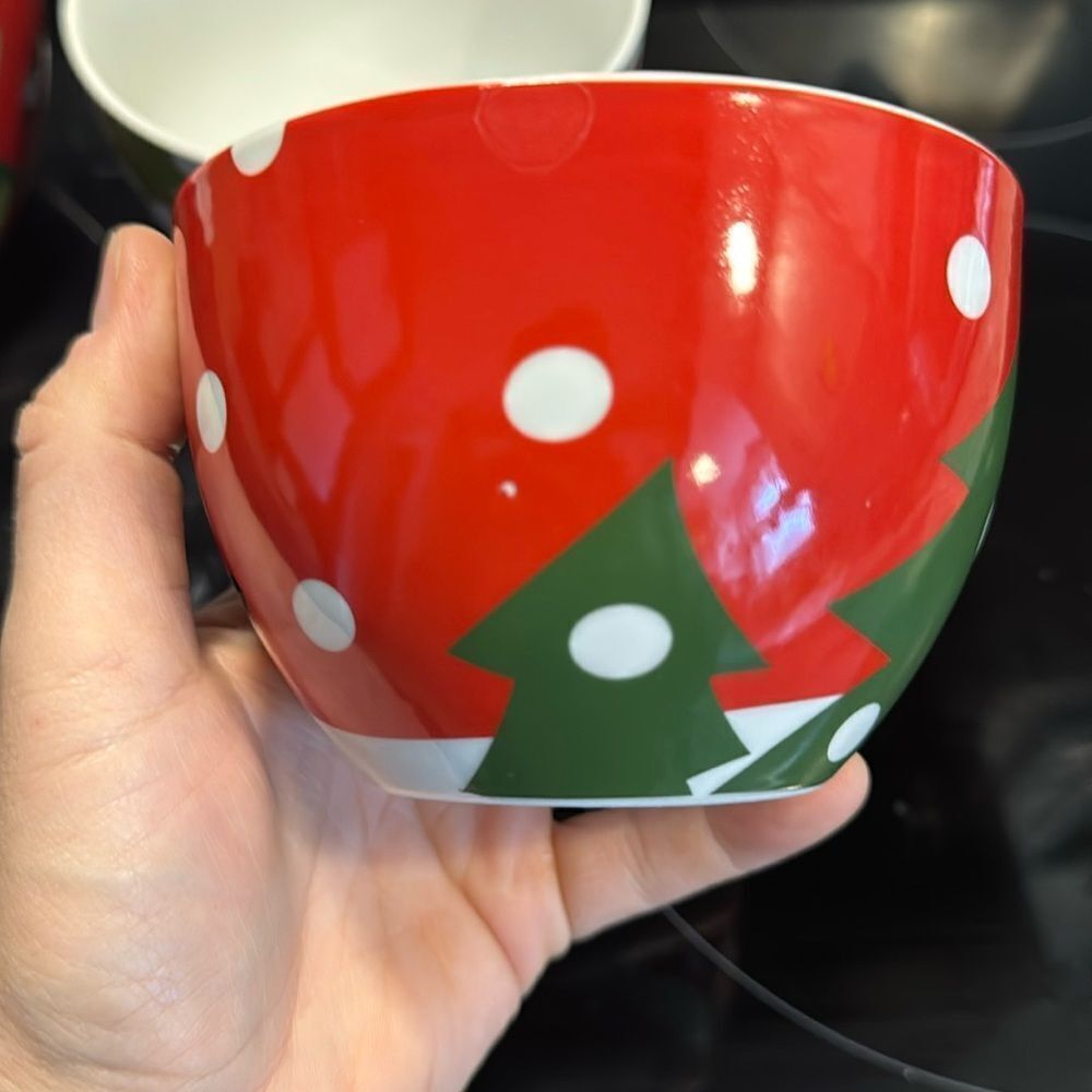 Crate&Barrel Ceramic Nesting Bowls - Picture 3 of 8